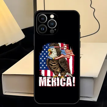 Чехол для телефона с американским флагом для Iphone 13ProMax 15 11 13 14 Pro Xs Max Mini Xr X 7 8 6 6s Plus Shell Coque 5
