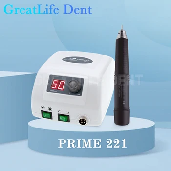GreatLife Dent 120 Вт 50000 об/мин Бесщеточный микромоторный наконечник Prime 221 Стоматология Ногти Педикюр Сверла Ювелирные изделия Полировальная машина