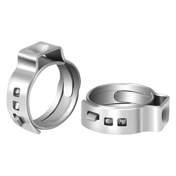 100 шт. 1/2-дюймовые зажимные кольца Pex Cinch , высококачественные обжимные кольца Pex из нержавеющей стали 304, зажимные кольца для фитингов труб Pex