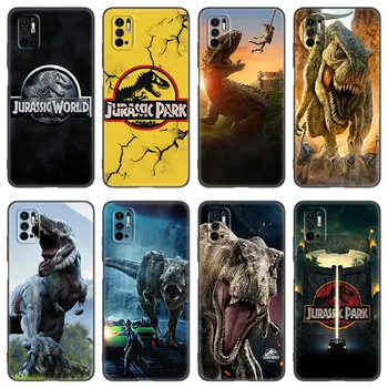 Dinosaur Lost World Чехол для телефона Xiaomi Redmi Note 7 8 8T 9 9S 10 10S 10T 11 11S 4G 11E 11T Pro 5G Мягкий TPU Черная крышка