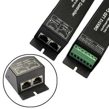 3 канала 4CH RGB RGBW DMX 512 Декодер светодиодный контроллер, DC12-24V RGB RGBW LED DMX512 декодер 3/4 канала * 4 А для светодиодной ленты