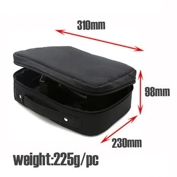  черный чехол для переноски Противоударная сумка для хранения Сумка 31 * 9,8 * 23 см для контроллера игрушечного автомобиля Sanwa / Futaba / Dumborc RC