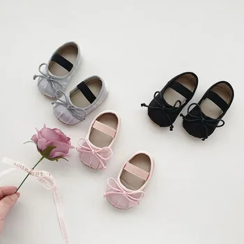Bardibess Детская обувь Bow Indoor Anti-Slip Shoes Тапочки для девочек от 6 до 12 месяцев