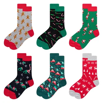  Стильные и удобные рождественские носки большого размера Новый Milu Deer Женские длинные рождественские носки 41-46 размеров
