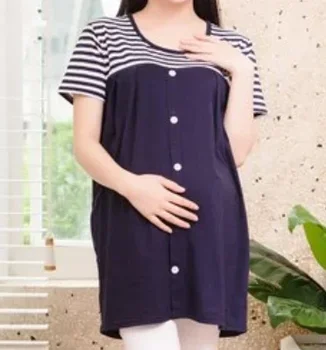 Беременный ребенок Загрузка 2022 Смешные Женщины Футболка Девушка Рубашка Новая Мама Одежда Большого Размера