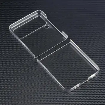  Защитная крышка заднего бампера Прозрачная для Galaxy Z Flip 3 5g Чехол для Galaxy Z Flip 3 Ударопрочный однотонный чехол для телефона