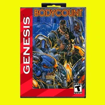 Bodycount NTSC MD Game Card 16-битная США чехол для картриджа игровой консоли Sega Megadrive Genesis