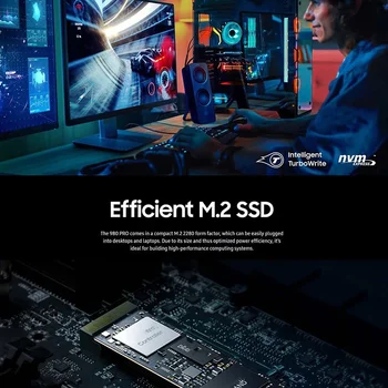XiaomiMijia 990 PRO SSD Твердотельный накопитель 4 ТБ 2 ТБ M.2 2280 SSD PCIe4.0 NVMe Игровой внутренний жесткий диск 7450 МБ / с для ноутбука PS5 2
