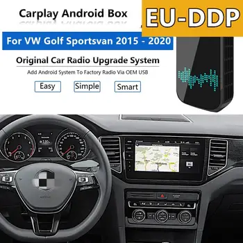 Обновление Radio Carplay Android Auto Audio для Volkswagen Golf Sportsvan 2015 - 2020 Apple Wireless AI Box Car Multimedia Player