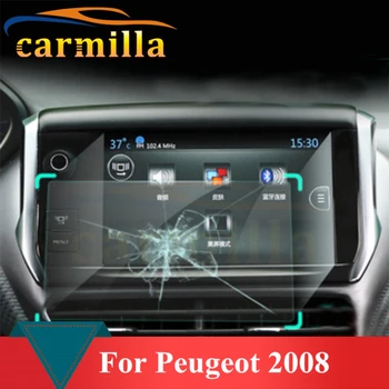 Автомобильная центральная панель регулировки Навигационная пленка Защита от царапин для Peugeot 2008 Год 2014 2015 2016 Счет