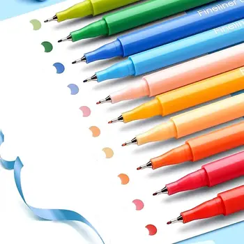 10 шт./компл. Kawaii 0,5 мм Красочная гелевая ручка Набор быстросохнущих разноцветных шариковых ручек Студент Письмо Маркировка Ручка Школьные принадлежности