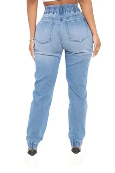 Джинсовые брюки для женщин Брюки Корейская одежда с высокой талией Джинсовые джинсы Женские весна 2024 Большой бойфренд Лето Aestethic Urban 3