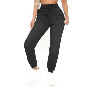 Джинсовые брюки для женщин Брюки Корейская одежда с высокой талией Джинсовые джинсы Женские весна 2024 Большой бойфренд Лето Aestethic Urban 5