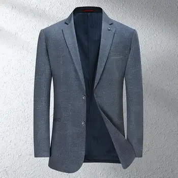5747-2023 мужская корейская версия модного одиночного западного пиджака весна и лето тонкий британский стиль красивый маленький костюм