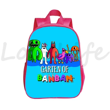 Garten Of BanBan Школьные рюкзаки Детский рюкзак Детский сад Школьная сумка Девочки Розовый рюкзак Книжная сумка Подарки Mochila