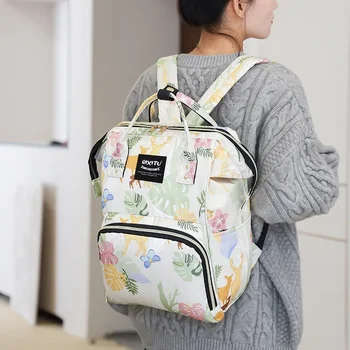 Модный оксфордский рюкзак для матери и ребенка Теплоизоляция, хранение молока Задняя сумка для молока Портативное хранение на открытом воздухе