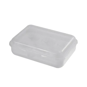 6 Сетка Портативный ящик для хранения яиц Прозрачный пластиковый держатель для яиц Контейнер Органайзер для кемпинга на открытом воздухе Пикник Путешествия