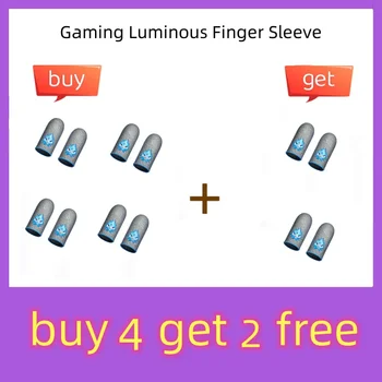 Gaming Luminous Finger Sleeve Дышащие кончики пальцев для мобильных игр PUBG Сенсорный экран Кроватки для пальцев Чехол Чувствительный мобильный сенсорный