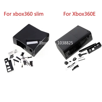 Корпус с полной защитой корпуса для консоли XBOX360E XBOX360 E Чехол для консоли Xbox360 тонкий сменный черный