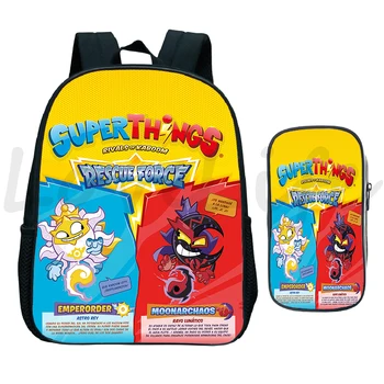 Superzings Рюкзак для детского сада 2 шт./комплект Superthings Bagpack Детская школьная сумка Mochila Kids Mini Rucksack подарки