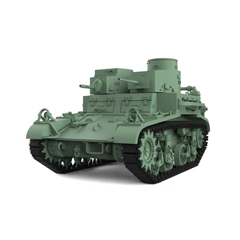 SSMODEL 1/76 76502 V1.7 3D-печатная смола US M2A2 Light Tank Model Kit