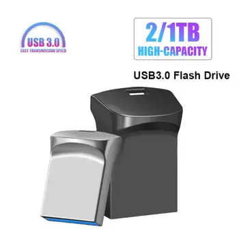 USB 3.0 Флэш-накопитель Высокоскоростной флеш-накопитель 2 ТБ 1 ТБ USB 3. 0 Memory Stick 512 ГБ флэш-накопитель Металлический USB-диск для настольного ПК