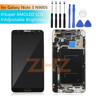 Для Samsung Galaxy Note 3 N9005 ЖК-дисплей Сенсорный экран Дигитайзер в сборе с рамкой для ЖК-дисплея Galaxy Note3 N9005