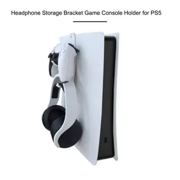 Для PS5 Держатель крючка для наушников Игровая консоль Подвесной кронштейн Гарнитура Стойка для хранения для PS5 PS4 Xbox Series X/One NS Аксессуары 0