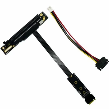 M.2 на PCIE X16 Многофункциональный удобный кабель-адаптер VGA для SSD M.2 Nvme Gen4 на PCIE 4.0 X4ES Прочный Простая установка
