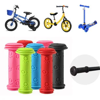 1 пара резиновых ручек для велосипеда и ручки для велосипеда Противоскользящие водонепроницаемые трехколесные скутеры для детей Детские велосипедные ручки