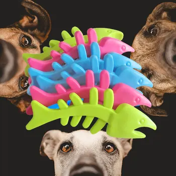 TPR Жевательные игрушки для собак для больших и средних собак Аксессуары для щенков в форме рыбы Устойчивые к укусам товары для домашних животных Принадлежности для дрессировки собак на открытом воздухе