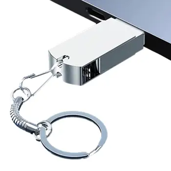 OTG Флэш-накопитель 64 ГБ Высокоскоростной USB 3.0 для ПК Мобильный телефон USB Металлический мини-флеш-накопитель Поворотный USB-накопитель Брелок