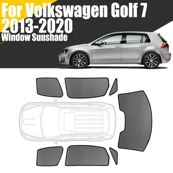  Изготовленный на заказ магнитный солнцезащитный козырек на автомобильное окно для Volkswagen Golf 7 VII 2013-2020 VW 5 дверей Сетка шторы Переднее ветровое стекло Рама Штора