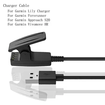 USB-зарядное устройство с зарядным кабелем для Garmin Lily Forerunner 35 35J 30 735XT 630 235 645 Vivomove HR Approach S20