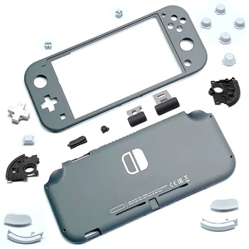 Запасной пластиковый чехол для консоли Nintendo Switch Lite Задняя крышка лицевой панели L R ZL ZR ABXY Кнопка триггера