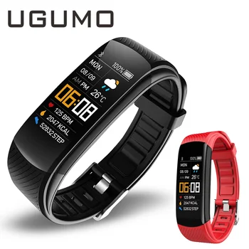 UGUMO C5S Смарт-часы Мужчины Женщины Спорт Умные Часы Монитор Артериального Давления Водонепроницаемый Сердечный Ритм Часы Фитнес-трекер Браслет