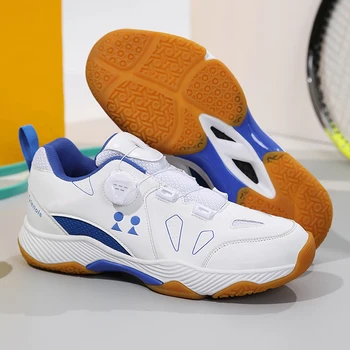 Новая теннисная обувь для бадминтона Большая 46 Спортивная обувь Волейбольные тренировочные ботинки Мужская противоскользящая спортивная теннисная обувь
