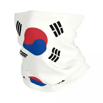 Флаг Южной Кореи Бандана Шейник Грелка Мужчины Женщины Зимние Походы Лыжный Шарф Гетра Лицо Крышка