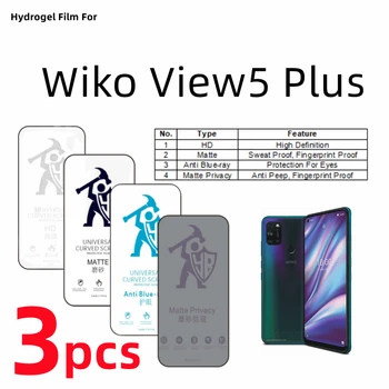 3 шт. HD гидрогелевая пленка для Wiko View 5 Plus Матовая защитная пленка для экрана Wiko View 5+ Eye Care Anti Spy Матовая защитная пленка