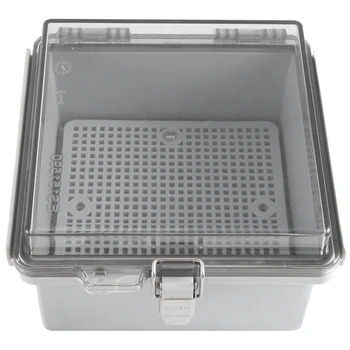  Наружная электрическая коробка Всепогодная распределительная коробка Пластиковая водонепроницаемая коробка Project Box Корпус для электроники Wi-Fi Network Прочный 0