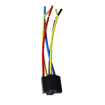 25 шт. 5-контактные провода кабель реле розетка жгута проводов постоянного тока 12 В для авто