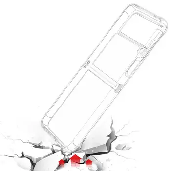 TPU Прозрачный чехол для телефона ZFlip Flip4 5G Flip 4 Защита от удара и падения Защитная сумка для телефона Чехол Корпус Точный вырез Крышка для Z Flip4