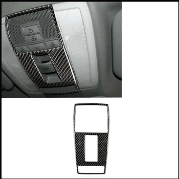  Автомобильная лампа для чтения Рамка Крышка Отделка Углеродное волокно Черный Для Mercedes-Benz C Class W204 2007-2013 Авто Наклейки на крышу Детали
