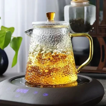 Новый термостойкий стеклянный чайник чайник чайник для чайного сервиза пуэр чайник с заварочным устройством гайвань пуэр чайники чайники китайский производитель чашка