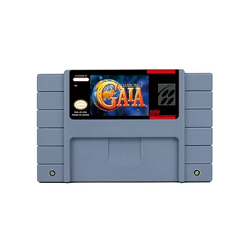 Иллюзия Gaia RPG Игра для США версии SNES 16 бит Ретро Тележка Детский подарок