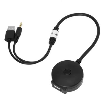 Автомобильный беспроводной Bluetooth аудиокабель AUX и USB Music Adapter для