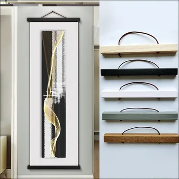 Магнитная рамка для поглощения железа Рама для магнитной абсорбции из массива дерева, используемая для художественного портрета, картины на холсте и плаката Размер 21-51C