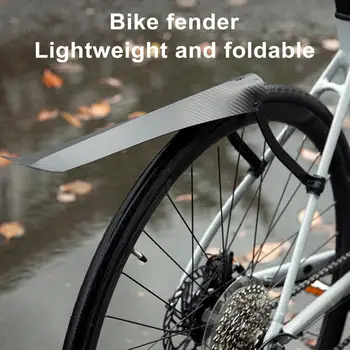  Комплект крыльев для шоссейных велосипедов Легкий Быстросъемный Универсальный Простая установка Задний передний велосипед Брызговик БТР Дорожный велосипед