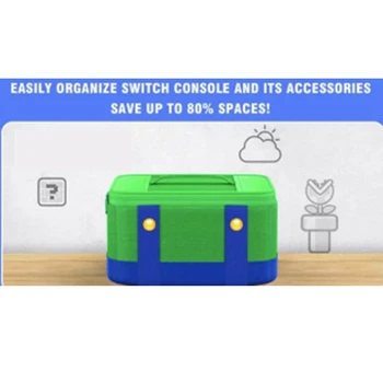  для Nintendo Switch OLED Консоль Pro Контроллер Большой защитный чехол для переноски Сумка для хранения Чехол для Switch Аксессуары 4