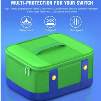  для Nintendo Switch OLED Консоль Pro Контроллер Большой защитный чехол для переноски Сумка для хранения Чехол для Switch Аксессуары 5